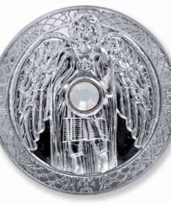 Moneda ingerului Gabriel, placata cu argint
