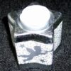 Suport de lumanari din ceramica cu ingeras de protectie