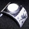 Suport de lumanari din ceramica cu ingeras de protectie