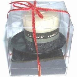 Lumanare parfumata Feng Shui, in 3 straturi+suport metal