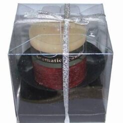 Lumanare parfumata Feng Shui, in 3 straturi+suport metal