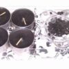 Set de 4 lumanari negre