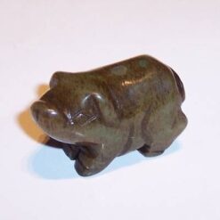 Remediu Feng Shui din jad breloc- Porc