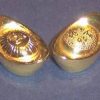 Set de pepite aurii cu simboluri norocoase din metal