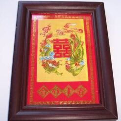 Tablou de birou cu Pasare Phoenix si Dragon