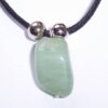 Pandantiv din aventurin pe siret negru, cerat