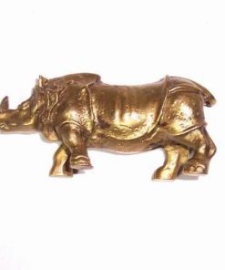 Rinocer din bronz - remediu Feng Shui