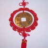 Amuleta Feng Shui cu moneda I Ching si nod mistic