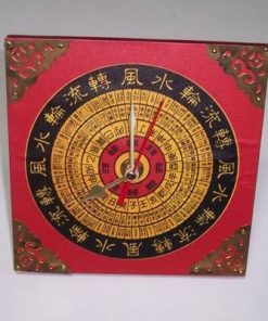 Ceas Feng Shui cu simboluri de bun augur