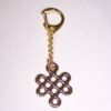 Breloc auriu cu Nodul Mistic - Remediu Feng Shui