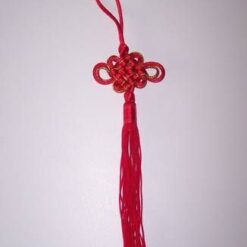 Nodul Mistic rosu cu fir auriu - remediu Feng Shui