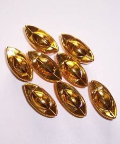 Set de 8 pepite aurii cu simboluri norocoase