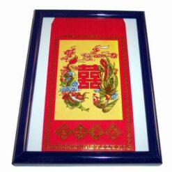 Tablou de birou sau de perete cu Pasare Phoenix si Dragon