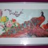 Tablou Feng Shui cu bujori si pauni