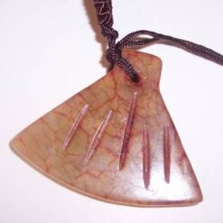 Talisman de protectie din jad, pe siret reglabil