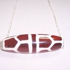 Pandantiv Dzi cu carapacea, pe lantisor de argint