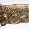Pestele Arowana pe monede si pui - remediu Feng Shui