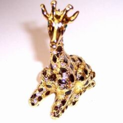 Girafa aurie cu nestemate - remediu Feng Shui