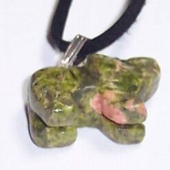 Talisman Feng Shui cu elefantul prosperitatii din epidot