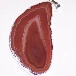 Pandantiv cu geoda din agat