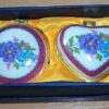Set de doua casetute cu motive florale