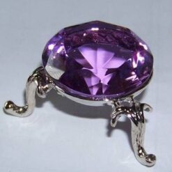 Piatra dorintei mov, pe suport metalic