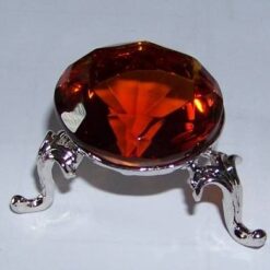 Piatra dorintei rosie, pe suport metalic