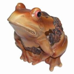 Broasca raioasa din ceramica pictata