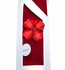 Brosa Feng Shui cu trifoi cu patru foi in forma de inimioara