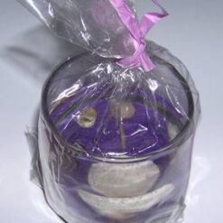 Pahar cu scoici marine, nisip si gel pentru baie-pt. barbati