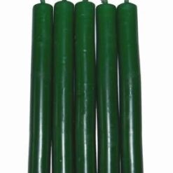 Set de 5 lumanari verzi pentru bogatie si bani