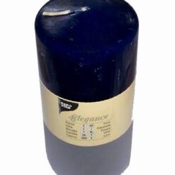 Lumanare rotunda mare - albastra