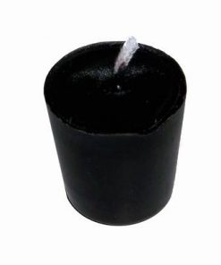 Lumanare neagra parfumata - cilindrica