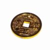 Moneda antica aurie cu ideograme de bun augur