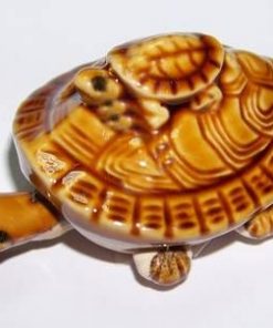 Broscuta din ceramica mobila - maro