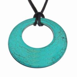 Pandantiv din turcoaz reprezentand norocul din cer - mare