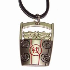 Pandantiv din metal de calitate cu Vasul Bogatiei, pepite