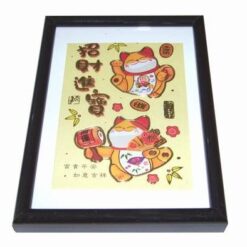 Tablou Feng Shui cu pereche de pisoi norocosi