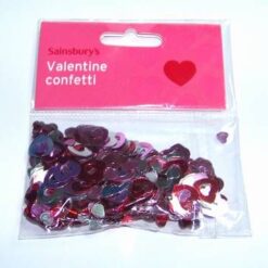 Confeti in forma de inimioara