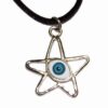 Pentagrama magica cu Ochiul lui Horus, din metal