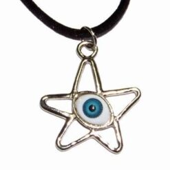 Pentagrama magica cu Ochiul lui Horus, din metal de calitate