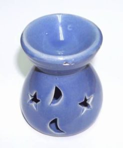 Vas din ceramica pentru aromaterapie - albastru