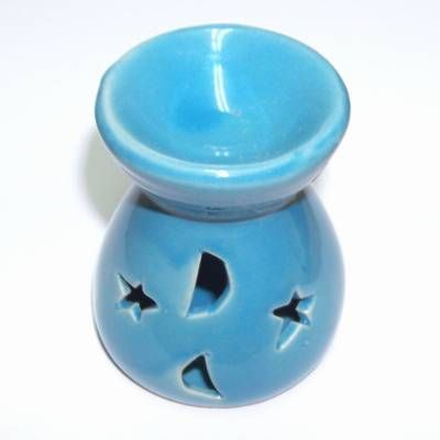 Vas din ceramica pentru aromaterapie - bleu