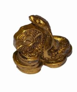 Sarpele Auriu cu monede, pepite si Ba Gua cu Yin-Yang