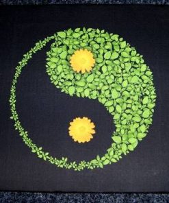 Tablou Feng Shui cu Yin-Yang si flori