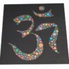 Tablou Feng Shui cu simbolul Tao/Om cu florile fericirii