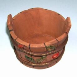 Vasul Abundentei din ceramica cu frunze si gargarite