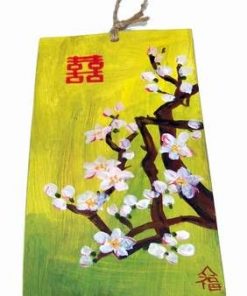Tablou Feng Shui din ceramica cu flori de mar