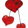 Set de 3 inimioare Feng Shui legate