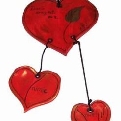 Set de 3 inimioare Feng Shui legate
